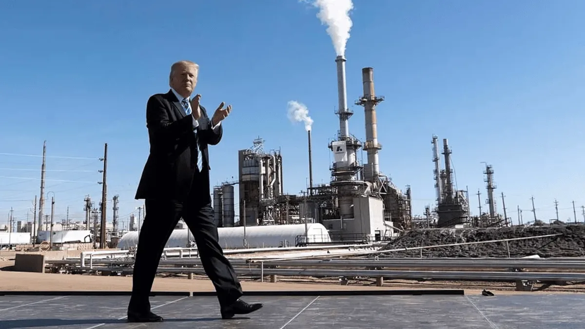 Donald Trump anunció la firma del "mayor acuerdo petrolero de la historia" con Venezuela
