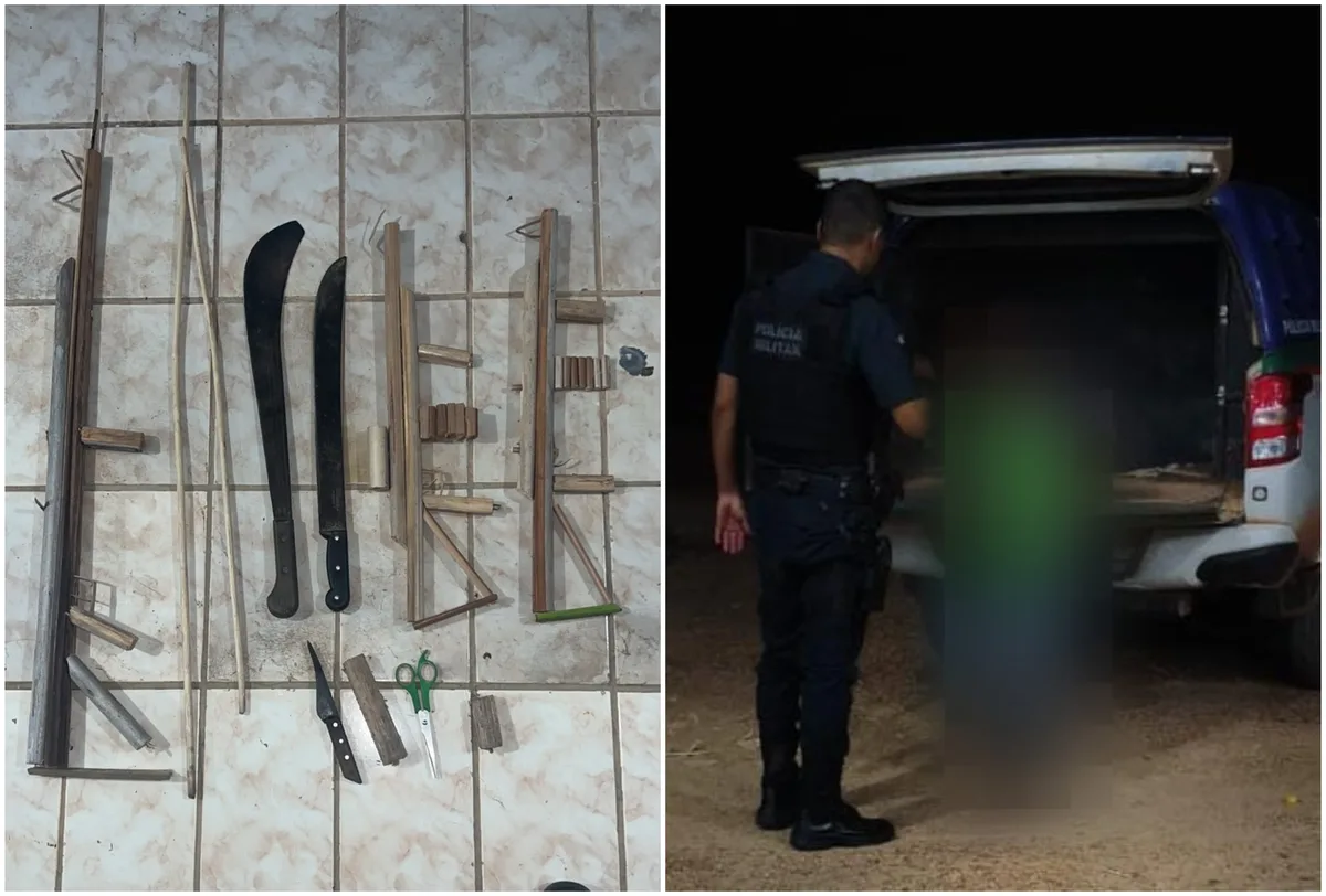 Jovem é encontrada em cabana na mata após ser ferida com facão na nuca pelo companheiro em RR