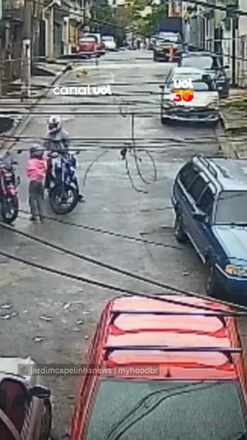 Padrasto e enteada de oito anos são rendidos durante roubo de moto na zona sul de SP