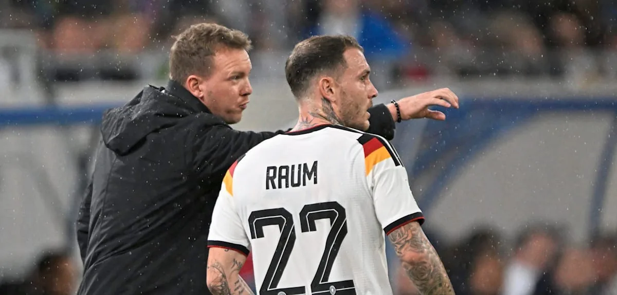 „Ich habe ihm gesagt, dass er erstmal abschalten soll“, sagt Nationalspieler Raum über Nagelsmann