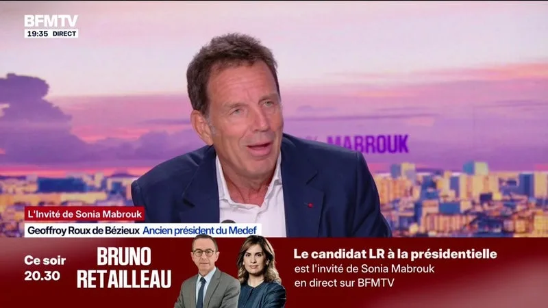 Propos de Mathilde Panot sur les héritages: "Les gens vont partir", prévient Geoffroy Roux de Bézieux, ancien président du Medef