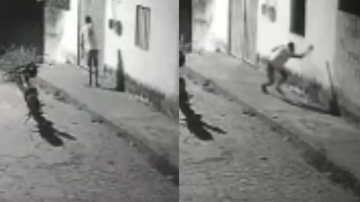 Vídeo flagra momento em que jovem é baleado durante ataque a residência no PI; outro homem seria o alvo