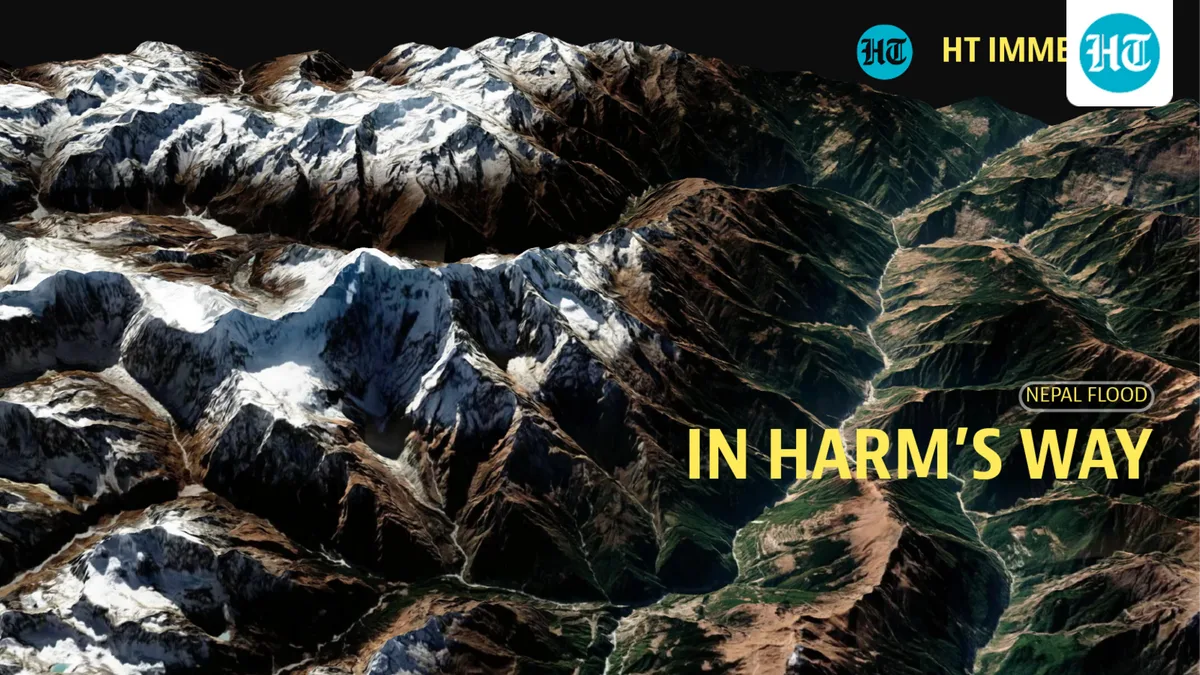 How a Himalayan glacier collapse caused deadly floods in Nepal: HT Interactive