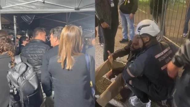 Cinegrafista da GloboNews se pronuncia após dar cabeçada em fotógrafo, acusa profissional e faz pedido; leia a íntegra Cinegrafista da GloboNews se pronuncia após dar cabeçada em fotógrafo, acusa profissional e faz pedido; leia a íntegra (Reprodução/X)
