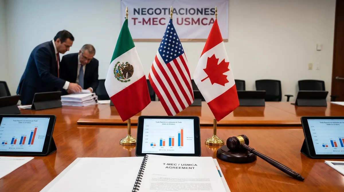 México y EEUU frenan sus negociaciones comerciales: reunión sobre el T-MEC se aplaza hasta finales de septiembre
