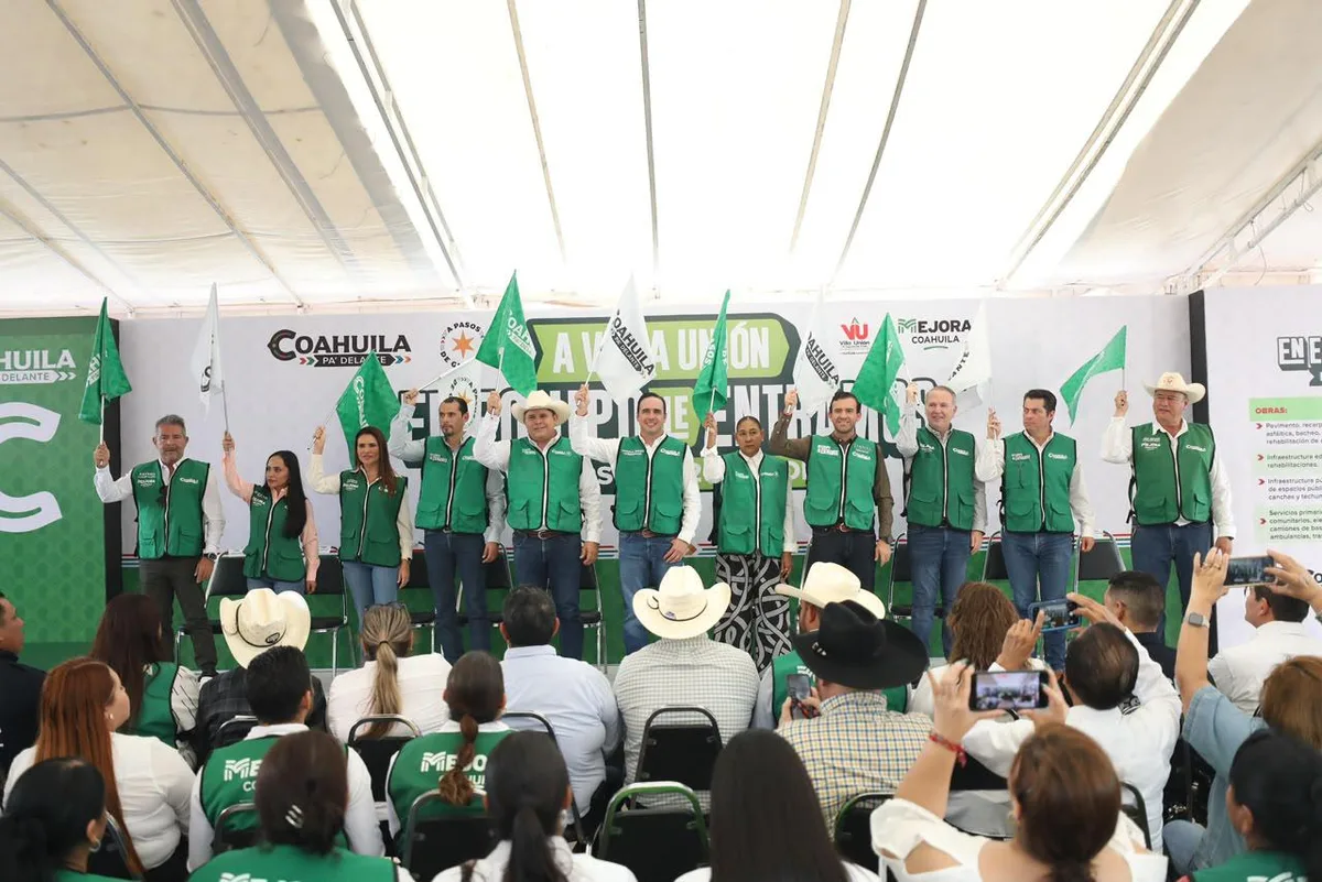 Arranca Manolo Jiménez obras por 26.6 mdp en Villa Unión, Coahuila