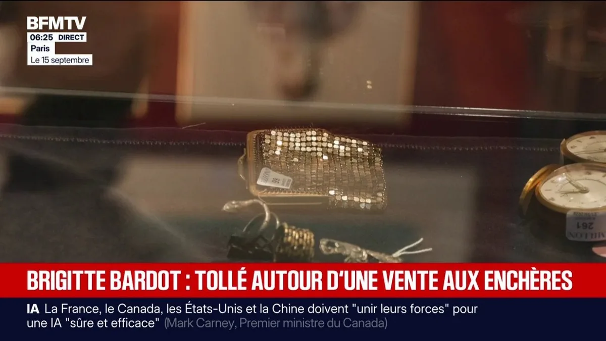 Le dernier mari de Brigitte Bardot s'oppose à la vente aux enchères d'objets intimes de l'actrice