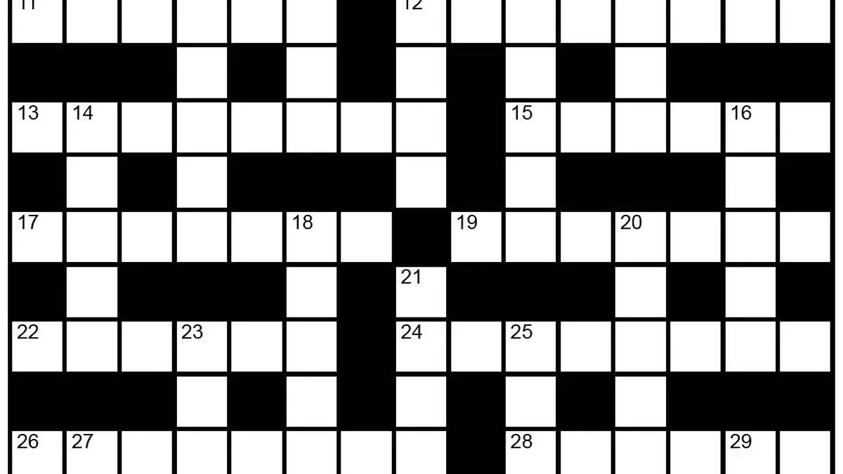The Hindu Sunday crossword no. 78