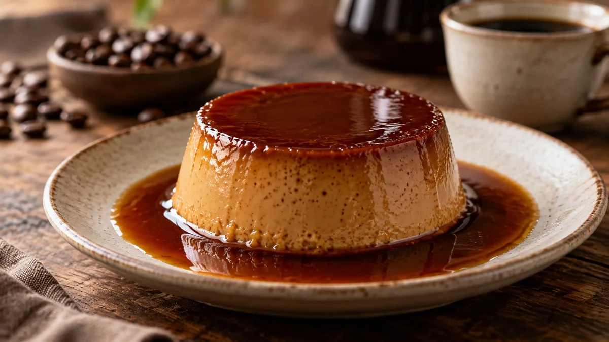 Con 2 huevos, 200 ml de café y 50 g de azúcar: cómo hacer un flan cremoso en 35 minutos