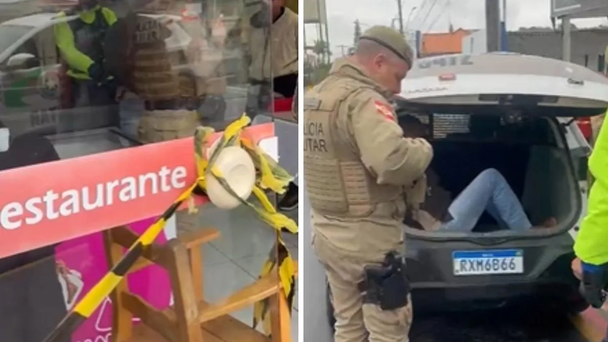Sem aceitar o término, homem invade trabalho da ex-companheira em SC e é preso em flagrante por tentativa de feminicídio após ser contido por populares