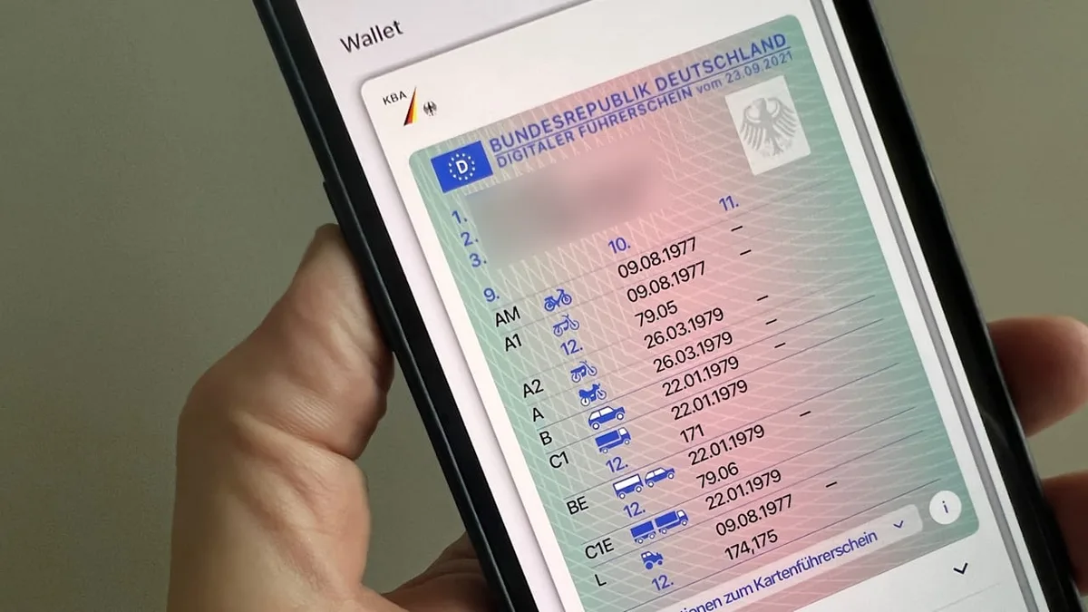 Zeitplan wird konkreter - Führerschein kommt noch 2026 aufs Smartphone