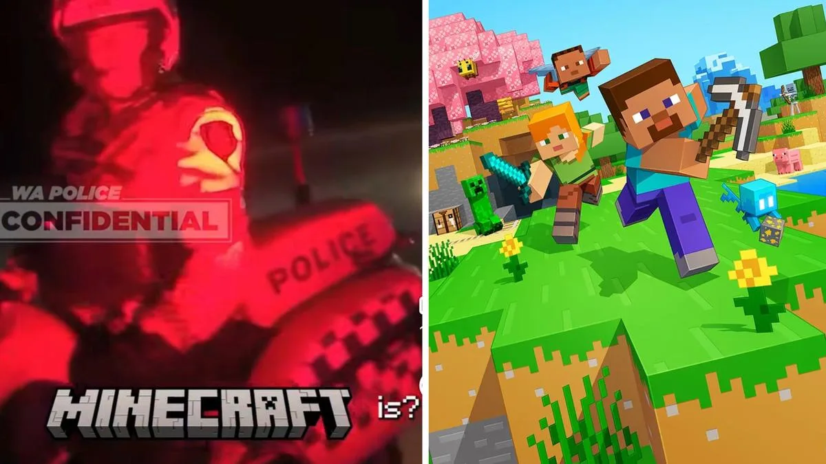 Perth driver issued infringement after being caught playing Minecraft behind the wheel