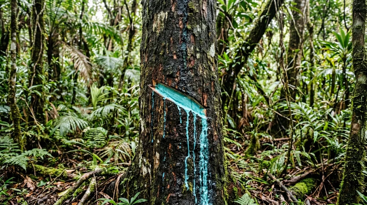 A árvore misteriosa cuja seiva azul-esverdeada pode concentrar cerca de 25% de níquel