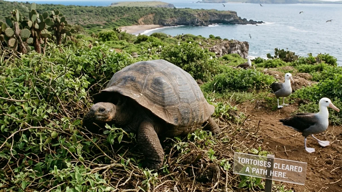 How 3,000 giant tortoises are rebuilding Española after near extinction