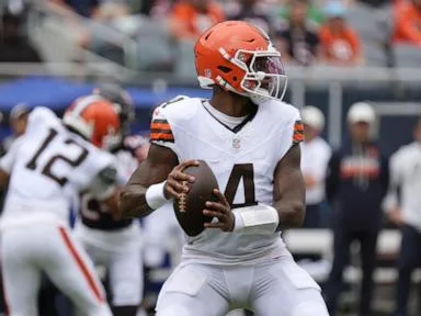 Watson leads Cleveland on 2 scoring drives in 34-10 preseason loss to Chicago