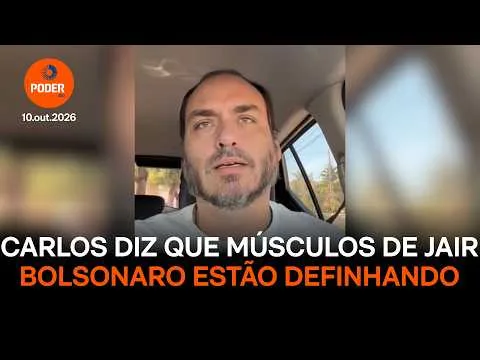 Carlos diz que Jair Bolsonaro está com “músculos mais frágeis”