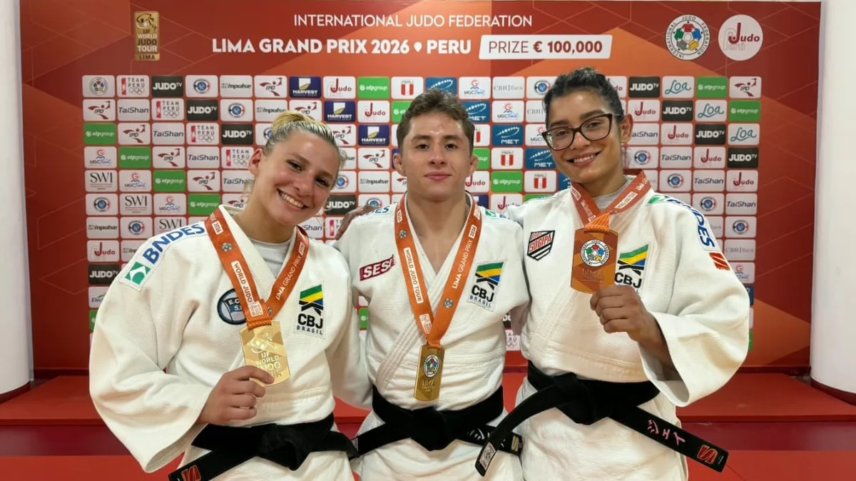 Judocas brasileiros conquistam dois ouros na estreia do Grand Prix de Lima