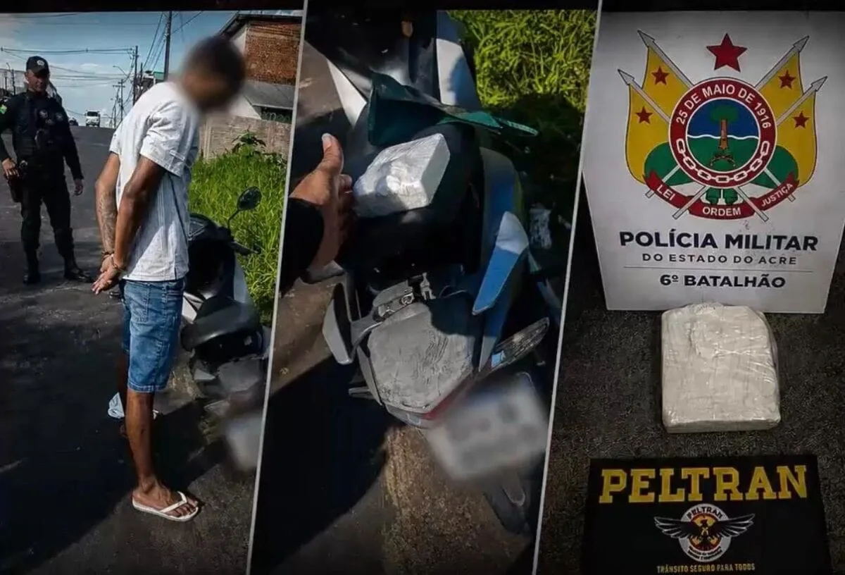 PM apreende mais de meio quilo de cocaína durante Operação Lei Seca em Cruzeiro do Sul