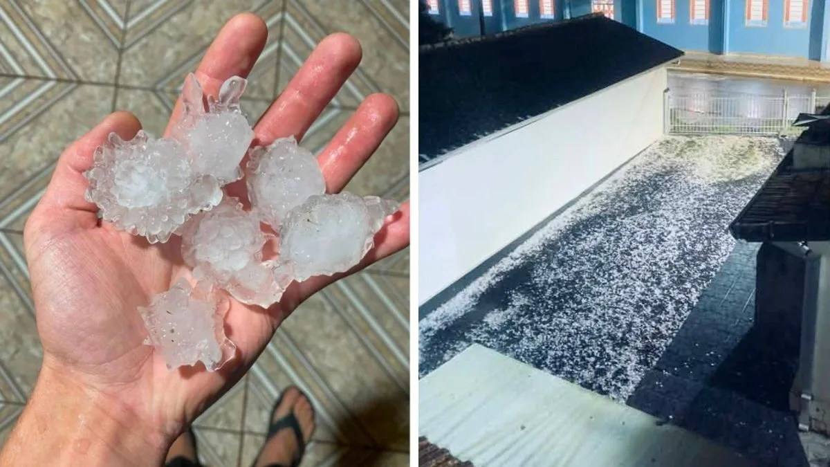 Cidades de SC decretam situação de emergência após granizo e ventania deixarem rastro de destruição