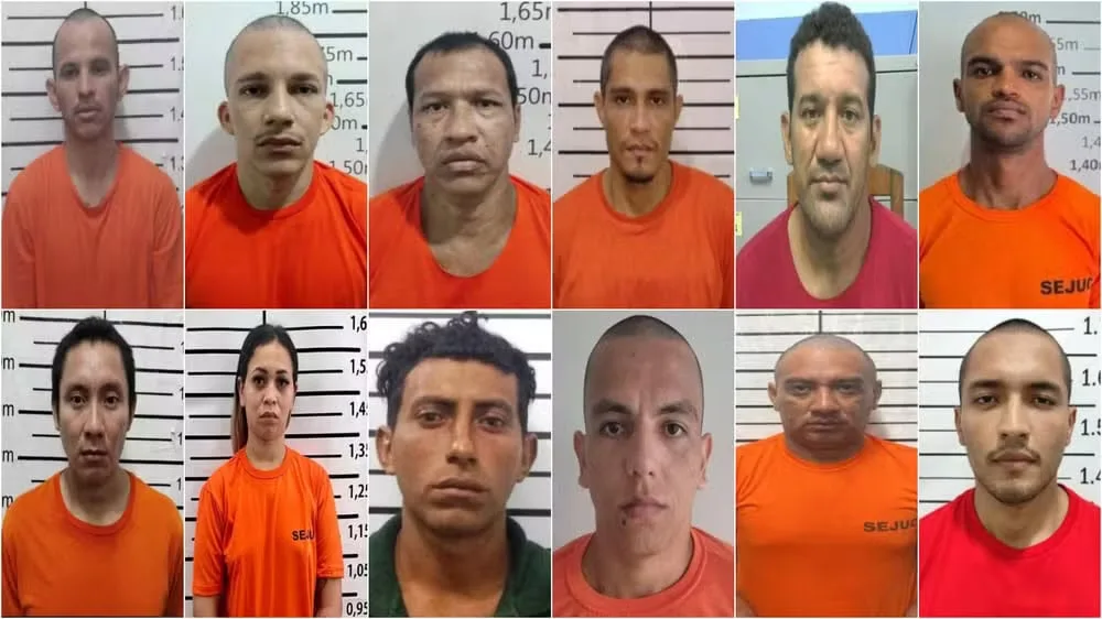 Roraima divulga lista com 12 foragidos do sistema prisional procurados pela polícia