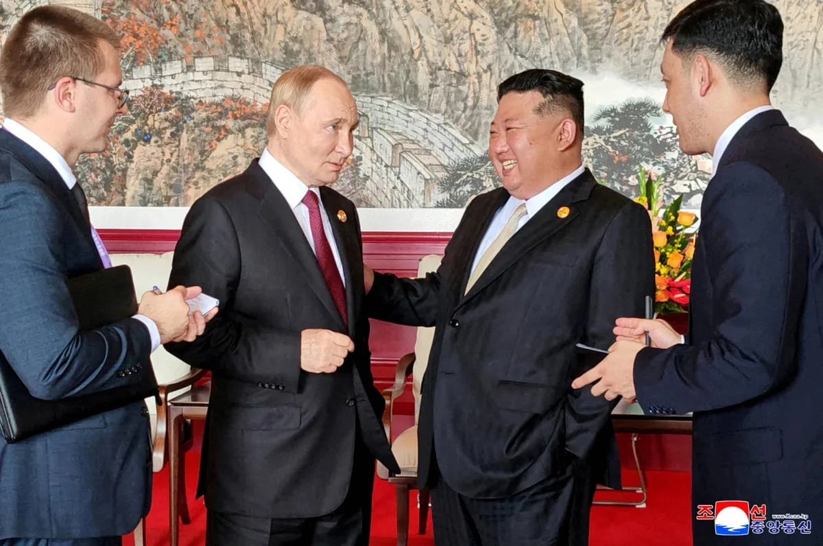 North Korea’s Kim and Russia’s Putin reaffirm ties on Korean Liberation Day