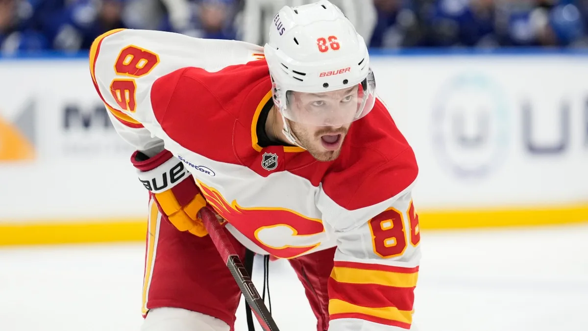 Flames’ Huska asking plenty of Joel Farabee this season