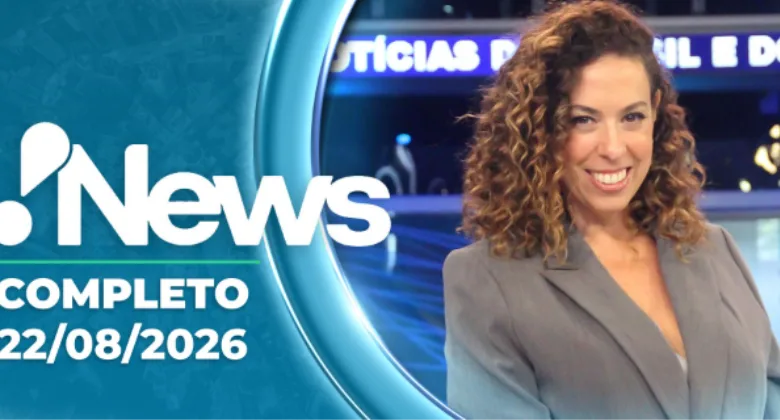 RedeTV! News (22/08/26) | Completo