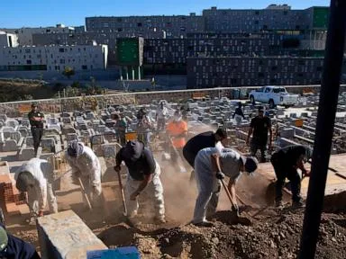 Burials begin for migrants who died attempting to cross into the Spanish territory