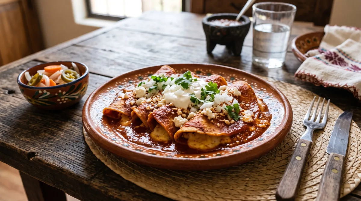 ¿Cómo preparar enchiladas mineras? la versión tradicional de este platillo que preparan en Guanajuato