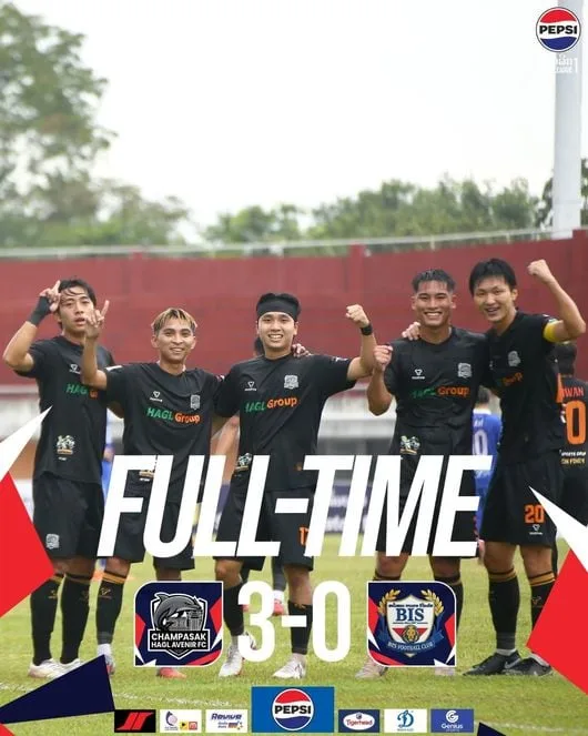 チャンパサックHAGLアブニルFC、3－0発進