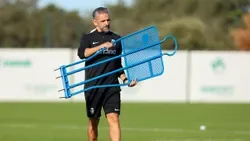 Sporting: Zalazar, Debast e Nuno Santos falham treino na véspera do Lens