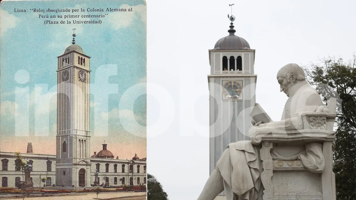 Reloj del Parque Universitario conserva su mecanismo original desde hace más de 100 años y aún activa sus campanas en Lima