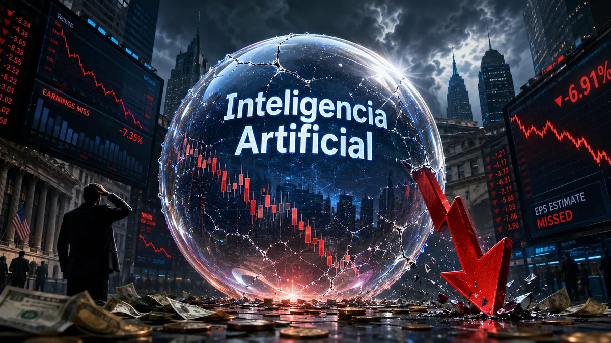 Advierten que la euforia por la inteligencia artificial podría terminar en un crash bursátil