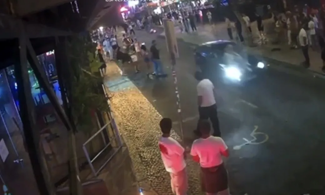 Vídeo: motorista bêbado atropela 12 pessoas em Portugal e é detido pela polícia