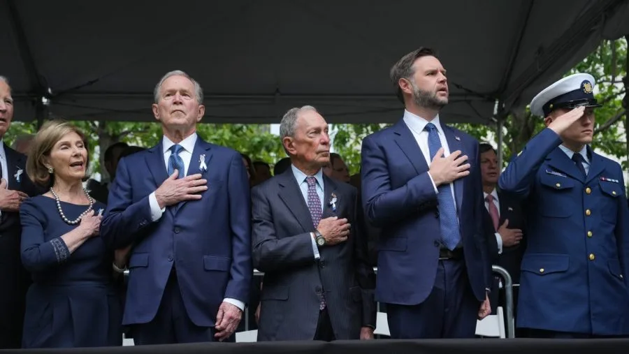 George W. Bush shares painting of moment he learned of 9/11 attack