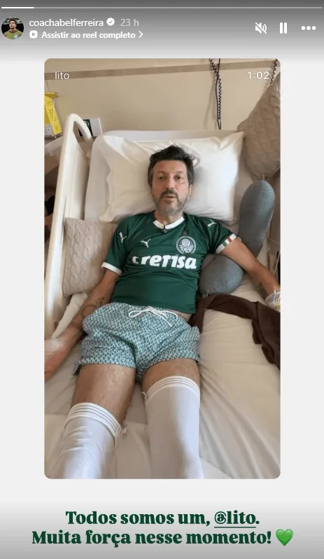 Abel Ferreira presta apoio a Lito Sousa: “Todos somos um”