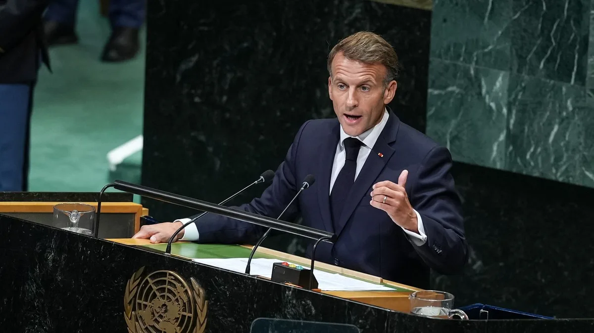Gaza, guerre en Ukraine, IA... Devant l'Assemblée générale de l'ONU, Emmanuel Macron a appelé à "ne rien céder"