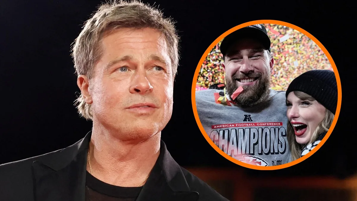 Brad Pitt revela cómo vivió la boda de Taylor Swift y Travis Kelce: “Fue una noche increíble”