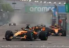 F1: Norris e Piastri se manifestam após acidente na sprint de Singapura; assista