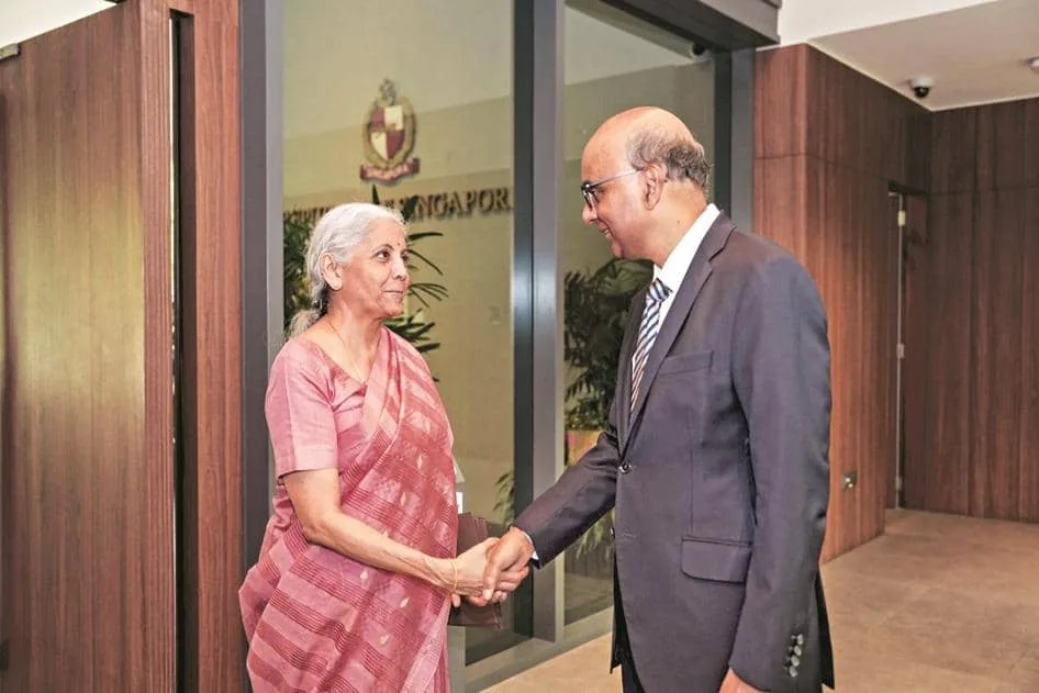 FM Sitharaman meets Singapore Prez, PM; discusses boosting bilateral ties