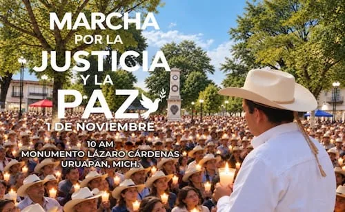 Grecia Quiroz convoca a marcha nacional por la justicia y la paz; movilización se realizará a un año del asesinato de Carlos Manzo