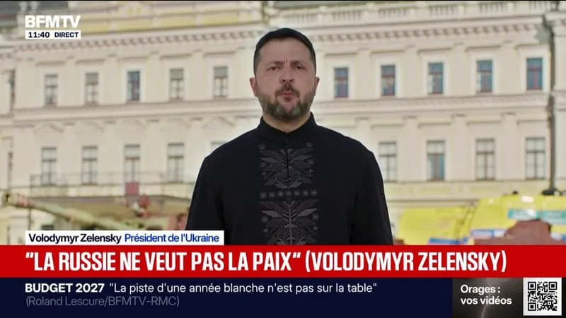 Guerre en Ukraine: "Nous devons renforcer nos forces armées et nous assurer que nous disposons de tout ce dont nous avons besoin pour tenir nos défenses", assure Volodymyr Zelensky