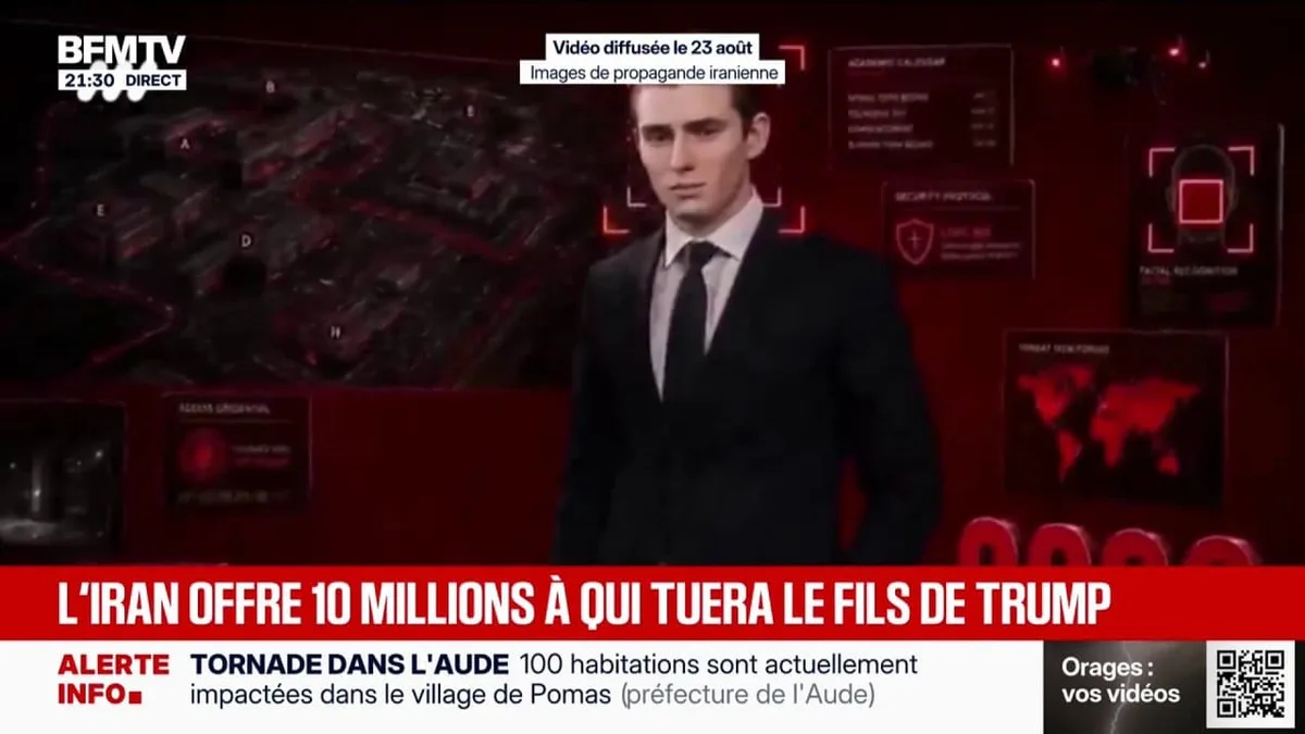 L'Iran promet 10 millions de dollars à quiconque éliminera Barron Trump, le fils de Donald Trump