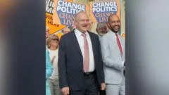 Ed Davey arrives at Lib Dem party conference