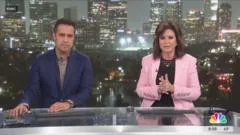 Moment NBC presenters confirm live on air that their helicopter crashed in LA