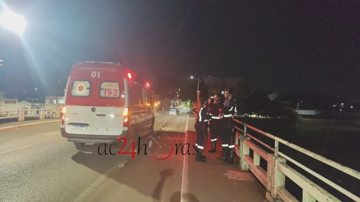 Homem se joga de ponte e desaparece nas águas do Rio Acre, na capital