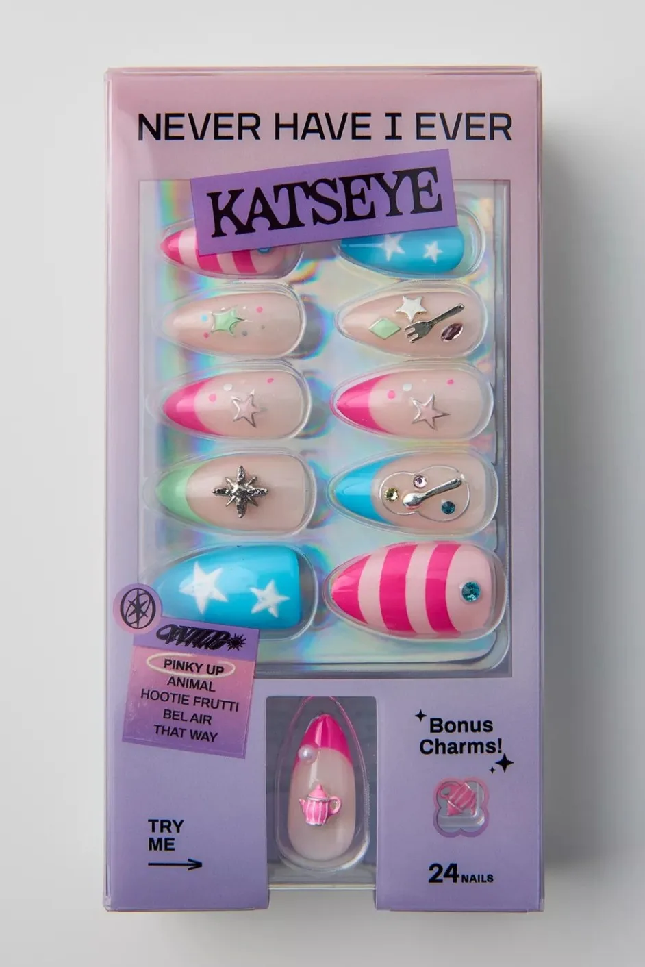 These Limited-Edition KATSEYE Press-Ons Nail the 3D Artwork Trend
