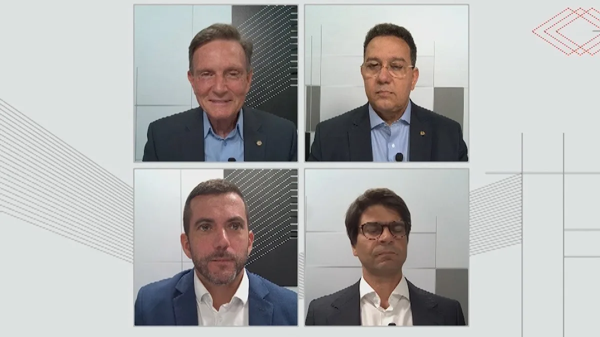VÍDEOS: Debate reúne Crivella, Jordy, Pedro Paulo e Marcos Dias, candidatos ao senado pelo RJ