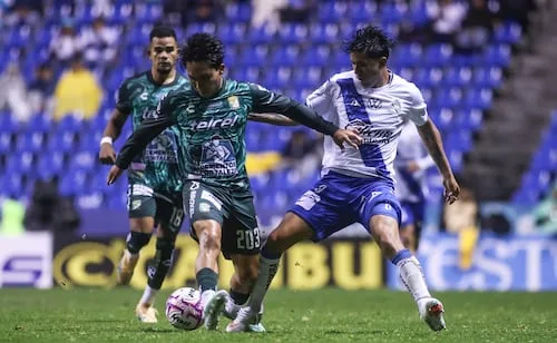 Puebla rescata el empate ante León; La Fiera termina con diez jugadores