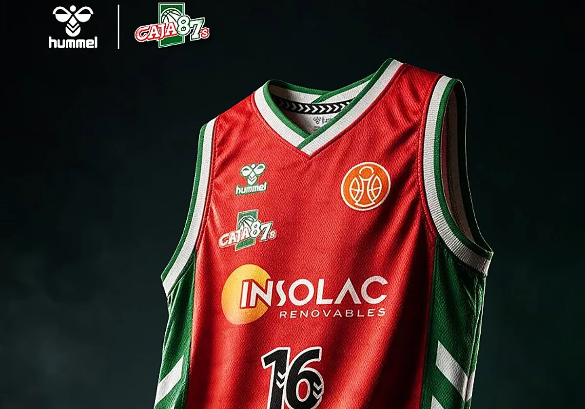 La nueva camiseta del Insolac Caja 87 evoca el exitoso pasado del baloncesto sevillano